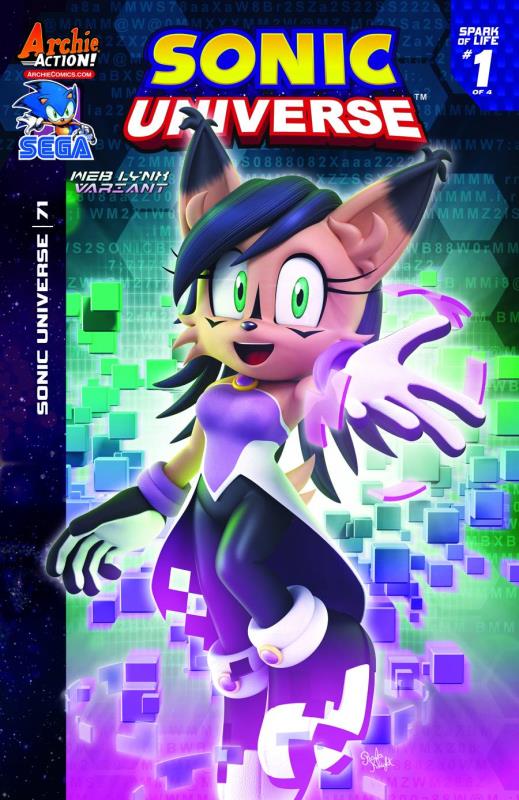 SONIC UNIVERSE #71 LYNX VARIANT CVR