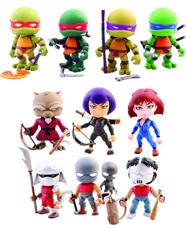 TMNT ACTION VINYLS SERIES 1