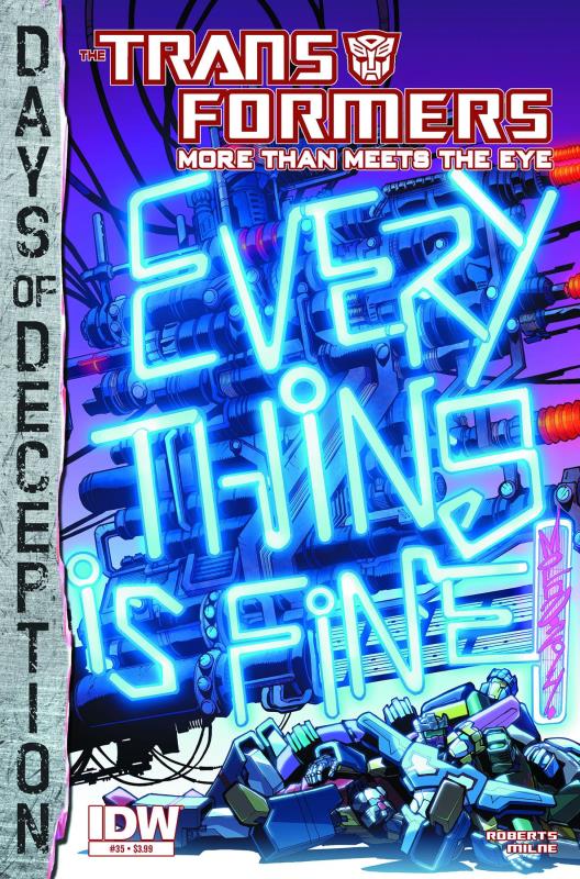 TRANSFORMERS MORE THAN MEETS EYE #35 DAYS OF DECEPTION
