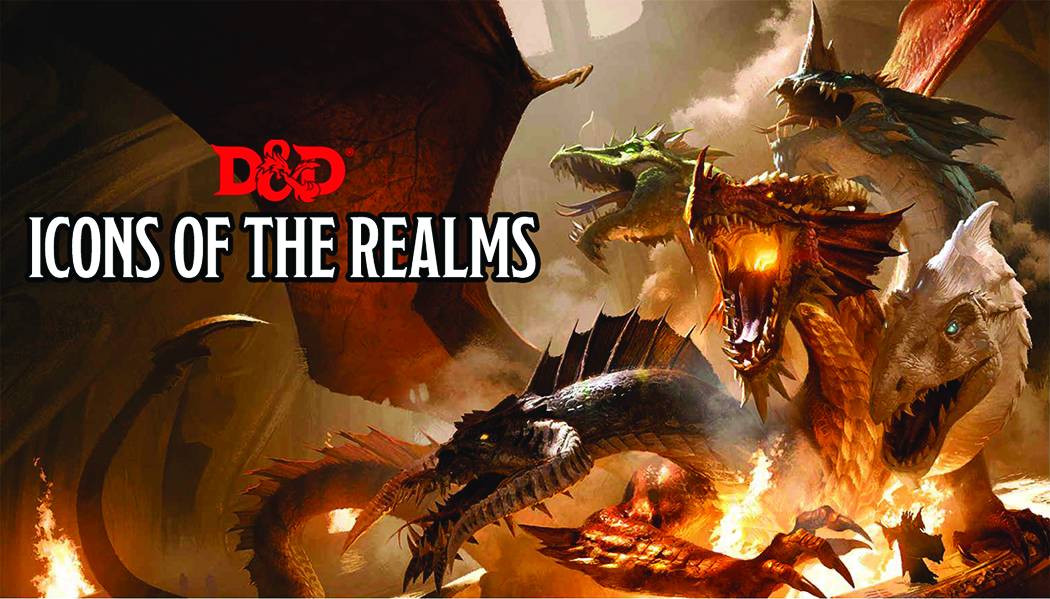 D&D ICONS OF THE REALMS BAHAMUT PREMIUM FIG