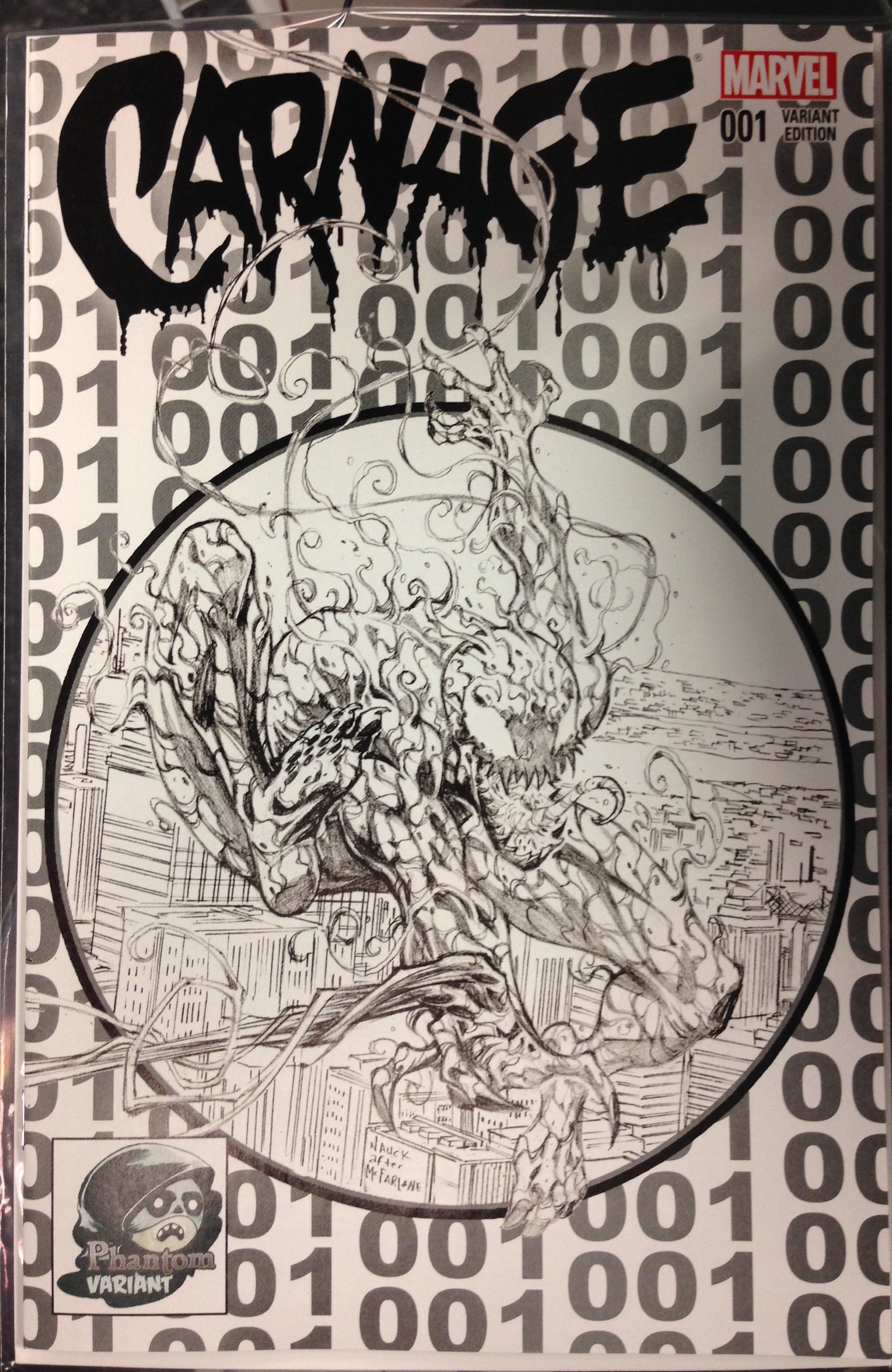 CARNAGE #1 PHANTOM SKTECH VARIANT