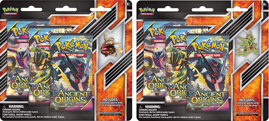 POKEMON XYZ ANCIENT ORIGINS PIN BLISTER PACK