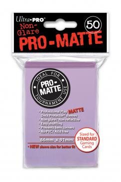 ULTRA PRO NON GLARE PRO-MATTE LILAC STANDARD SLEEVES