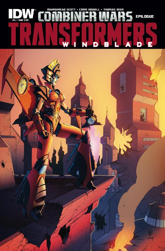 TRANSFORMERS WINDBLADE COMBINER WARS #4 SUBSCRIPTION VARIANT