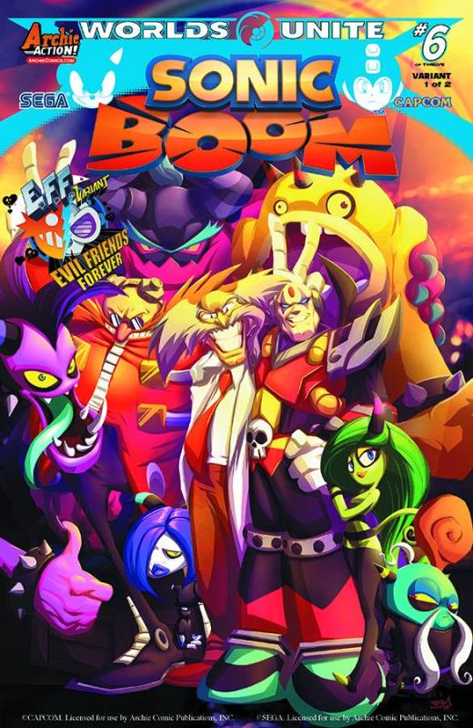 SONIC BOOM #9 EVIL FRIENDS FOREVER VARIANT CVR
