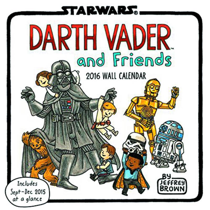 DARTH VADER & FRIENDS 2016 WALL CALENDAR