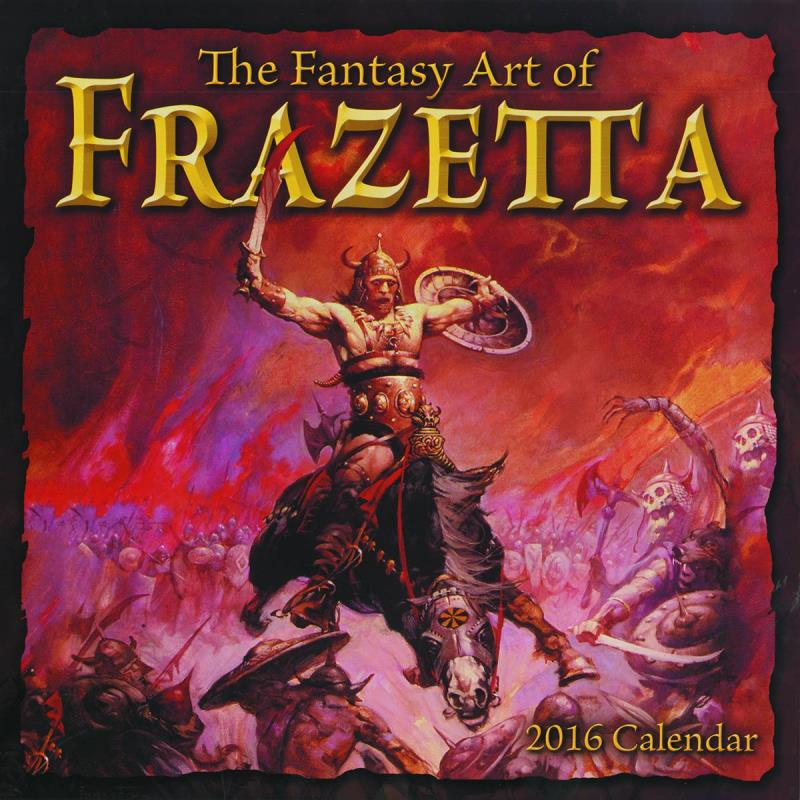 FANTASY ART OF FRAZETTA 2016 WALL CALENDAR (MR)