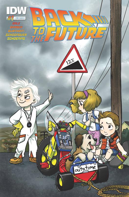 BACK TO THE FUTURE #1 (OF 4) SUB B CVR