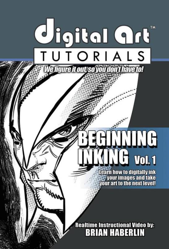 DIGITAL ART TUTORIALS BEGINNING INKING CDROM