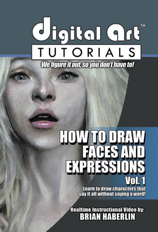 DIGITAL ART TUTORIALS DRAW FACES AND EXPRESSIONS CDROM