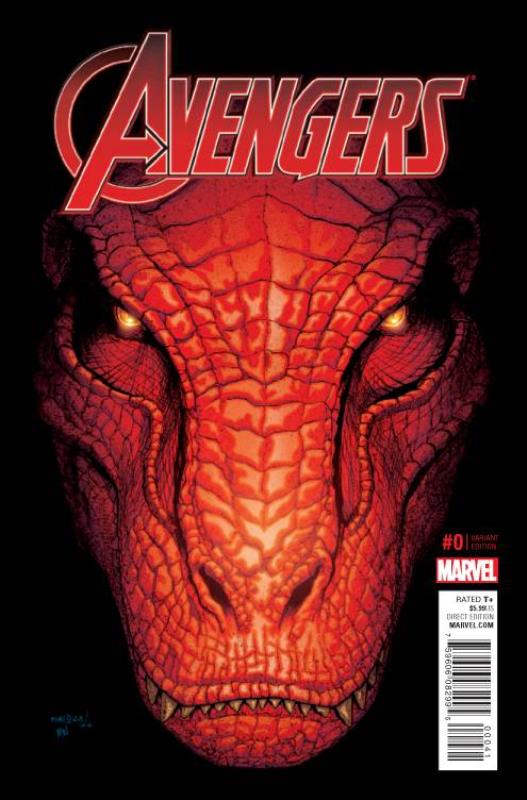 AVENGERS #0 1:10 MARQUEZ KIRBY MONSTER VARIANT