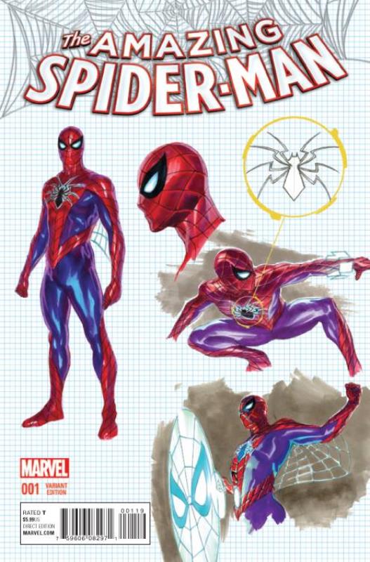 AMAZING SPIDER-MAN #1 1:20 ROSS DESIGN VARIANT