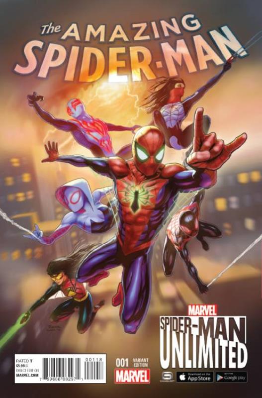 AMAZING SPIDER-MAN #1 1:10 SPIDER-MAN UNLIMITED GAME VARIANT