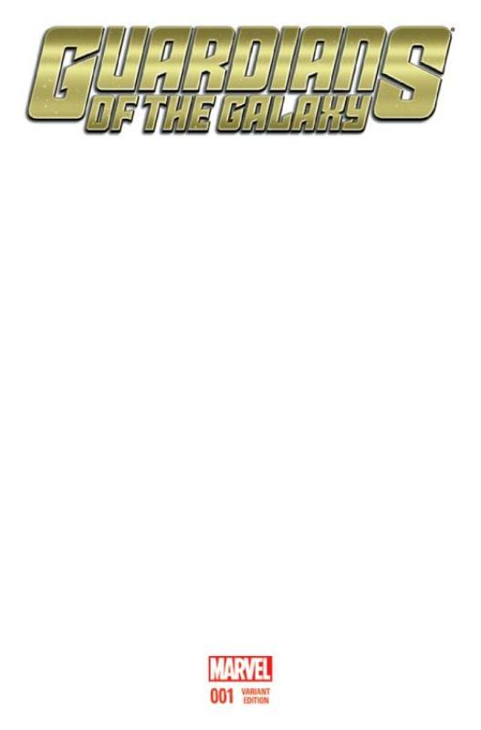 GUARDIANS OF GALAXY #1 BLANK VARIANT