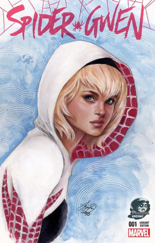 SPIDER-GWEN #1 Siya Oum COLOR PHANTOM VARIANT