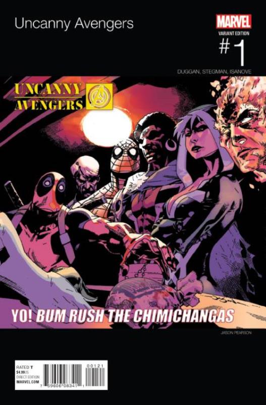 UNCANNY AVENGERS #1 PEARSON HIP HOP VARIANT