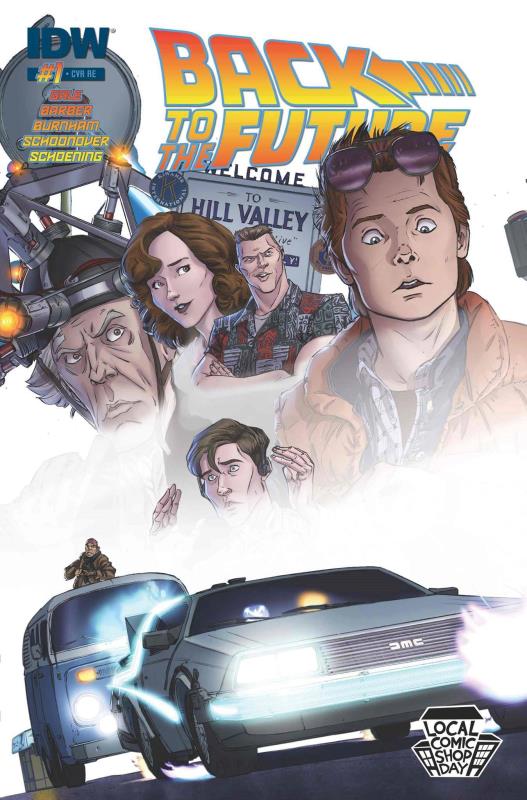 LCSD 2015 BACK TO THE FUTURE #1 (OF 5) CVR Z LCSD VARIANT