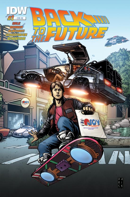BACK TO THE FUTURE #1 (OF 5) CVR AC NJOY GAMES AND COMICS EXCLUSIVE VARIANT