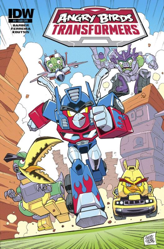 ANGRY BIRDS TRANSFORMERS #4 (OF 4) SUBSCRIPTION VARIANT