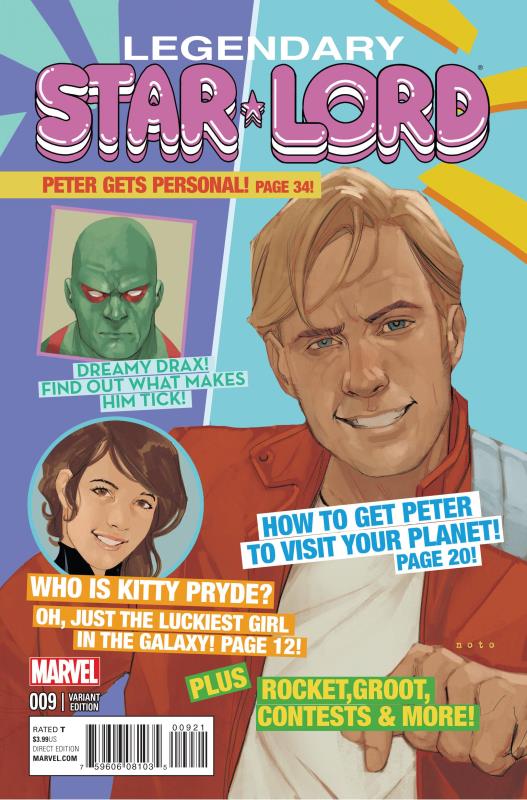 LEGENDARY STAR LORD #9 NOTO VARIANT