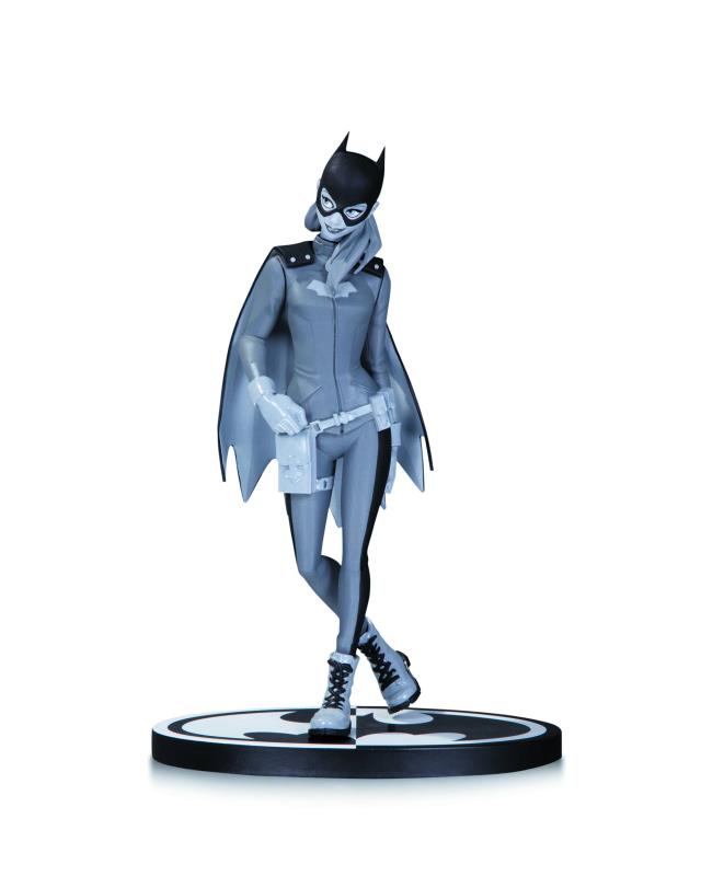 BATMAN BLACK & WHITE STATUE BATGIRL BY BABS TARR