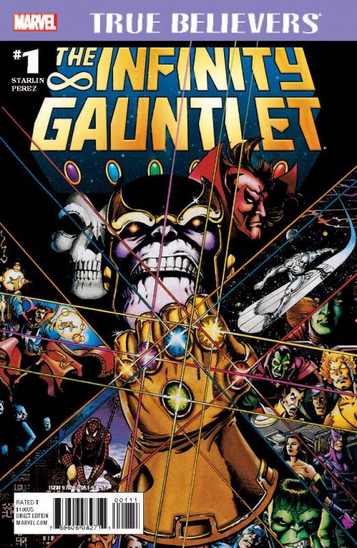 TRUE BELIEVERS INFINITY GAUNTLET #1