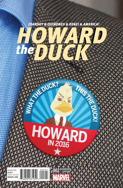 HOWARD THE DUCK #2 1:20 VOTE HOWARD VARIANT