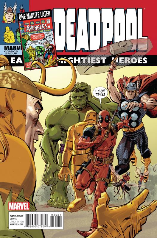DEADPOOL #45 (250TH ISSUE) 1:15 AVENGERS VARIANT