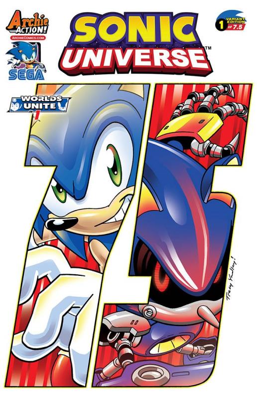 SONIC UNIVERSE #75 YARDLEY VARIANT CVR