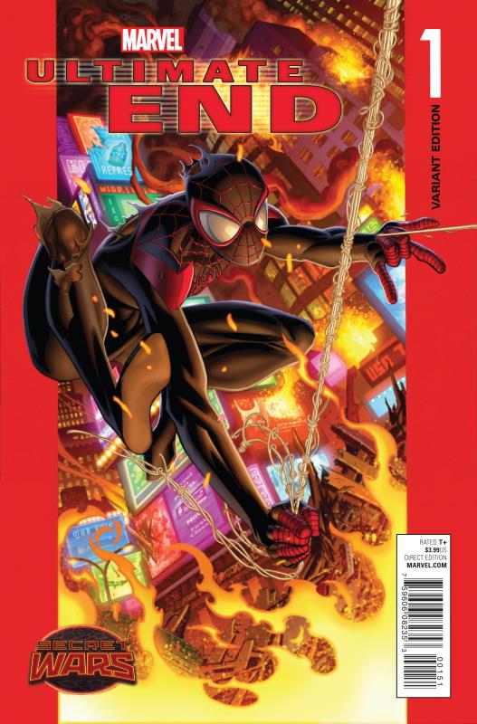 ULTIMATE END #1 (OF 5) BAGLEY SPIDER-MAN VARIANT SWA