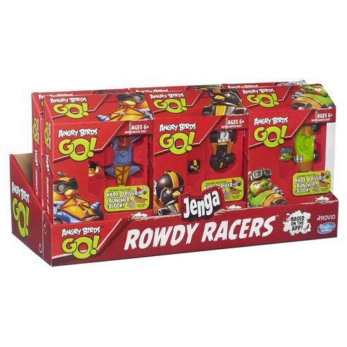 ANGRY BIRDS GO! JENGA ROWDY RACERS: BOMB'S RACE KART