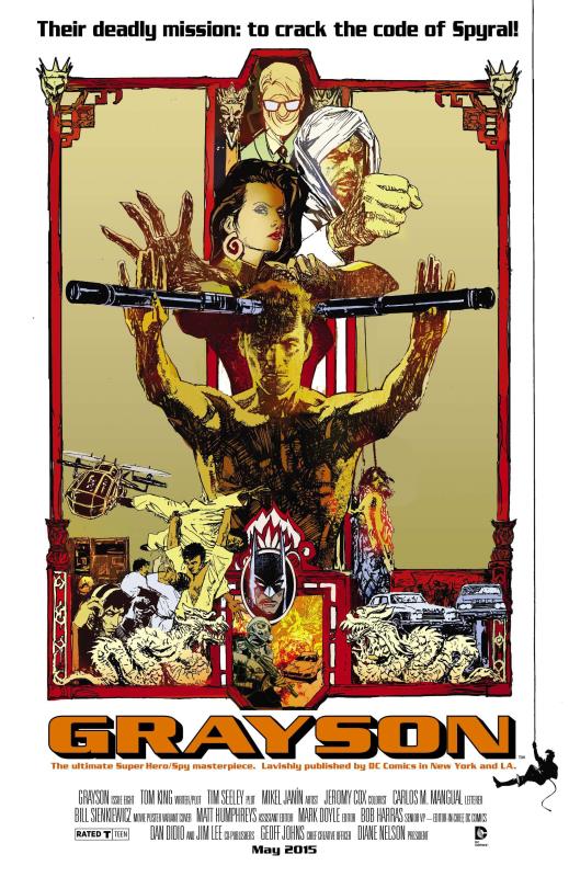 GRAYSON #8 MOVIE POSTER VARIANT ED