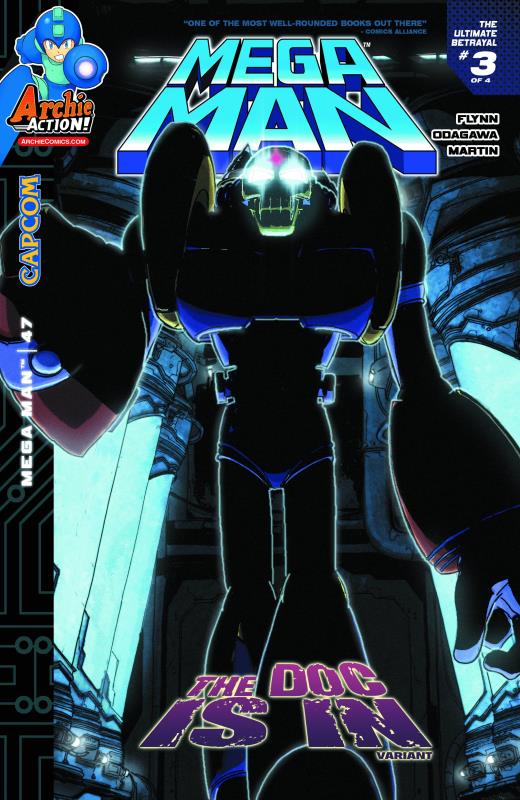 MEGA MAN #47 THE DOC IS IN VARIANT CVR