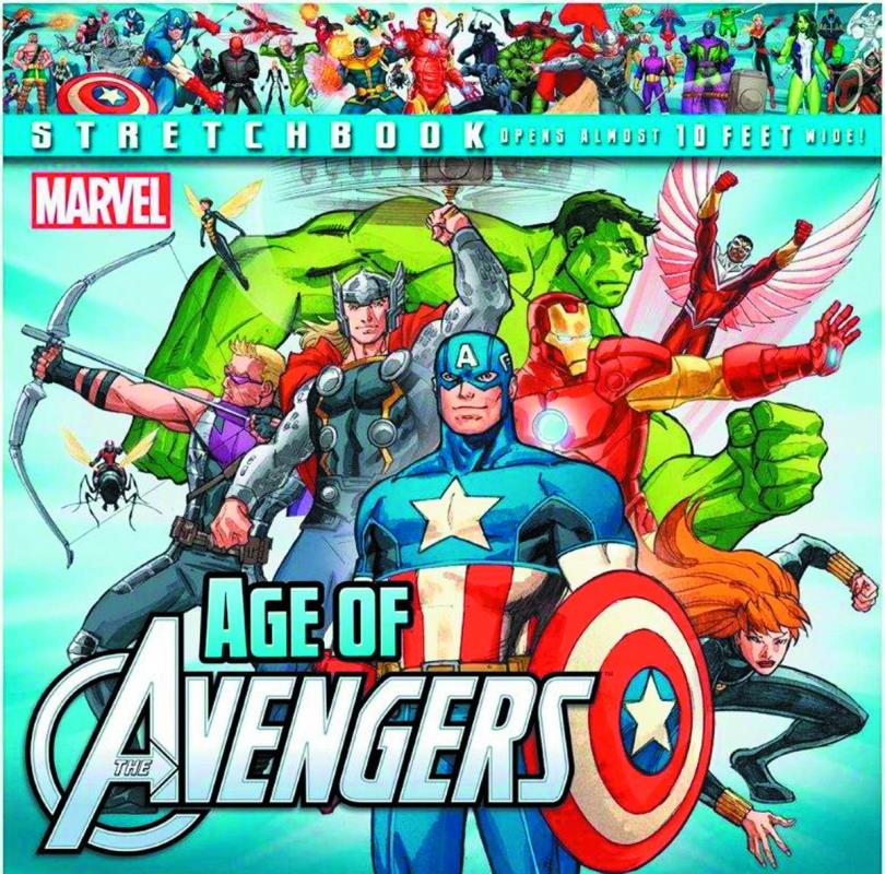 MARVEL AGE OF AVENGERS STRETCHBOOK HARDCOVER