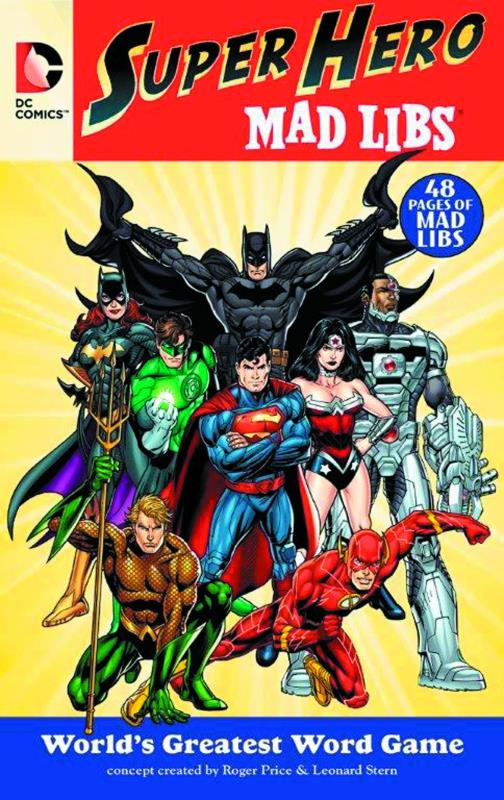 DC COMICS SUPER HERO MAD LIBS