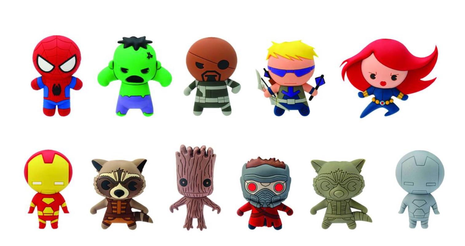 MARVEL SERIES 1 LASER CUT FIGURAL KEYRING BMB