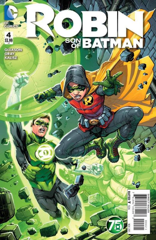 ROBIN SON OF BATMAN #4 GREEN LANTERN 75 VARIANT ED