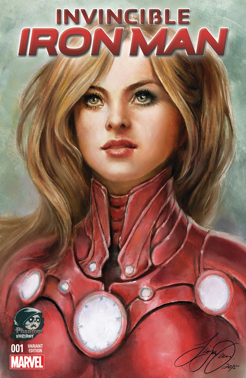 INVINCIBLE IRON MAN #1 PHANTOM VARIANT