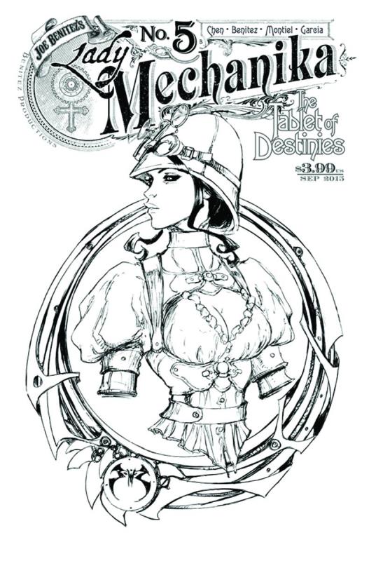 LADY MECHANIKA TABLET OF DESTINIES #5 (OF 6) 1:10 BENITEZ VARIANT