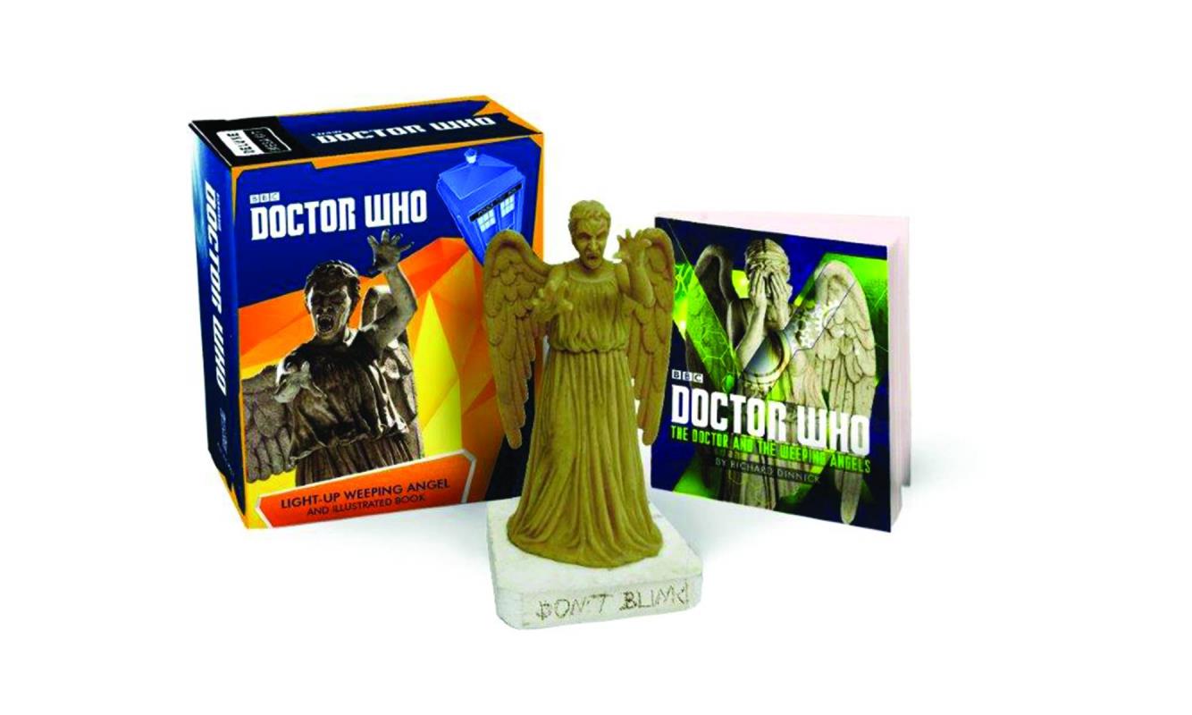 DOCTOR WHO LIGHT UP WEEPING ANGEL & BOOK KIT