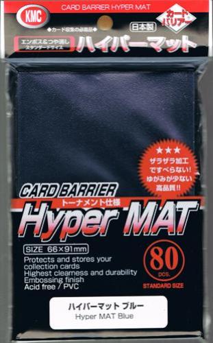 KMC HYPER MATTE SLEEVES (BLUE)