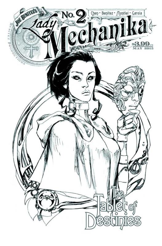 LADY MECHANIKA TABLET OF DESTINIES #2 (OF 6) 1:10 BENITEZ VARIANT