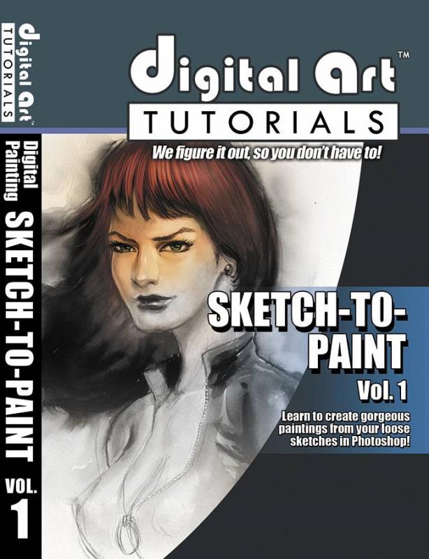 DIGITAL ART TUTORIALS SKETCH TO PAINT  DIGITAL ART TUTORIALS SKETCH TO PAINT