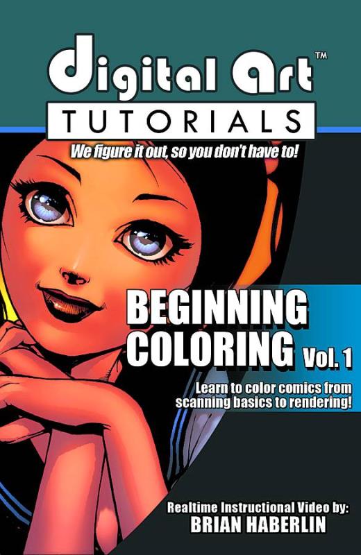 DIGITAL ART TUTORIALS BEGINNING DIGITAL COLORING CDROM 01 (O/A)