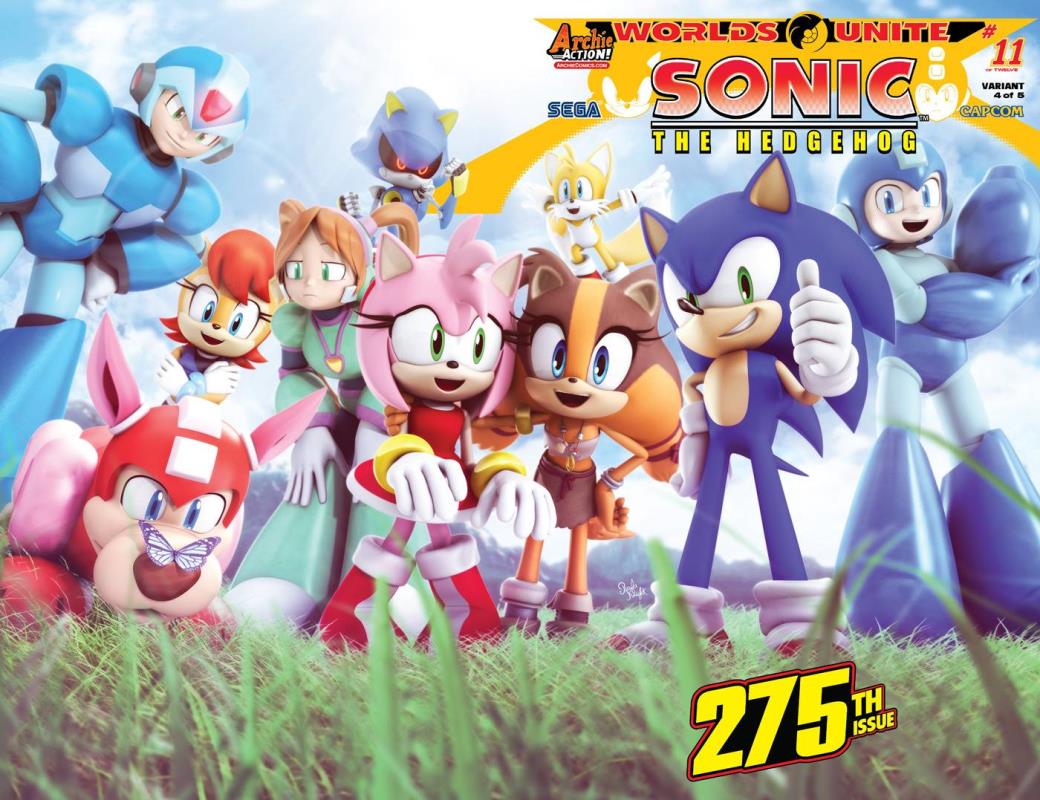 SONIC THE HEDGEHOG #275 KNIGHT WRAPAROUND VARIANT CVR