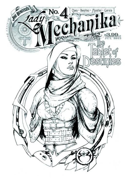 LADY MECHANIKA TABLET OF DESTINIES #4 (OF 6) 1:10 BENITEZ VARIANT (MR)