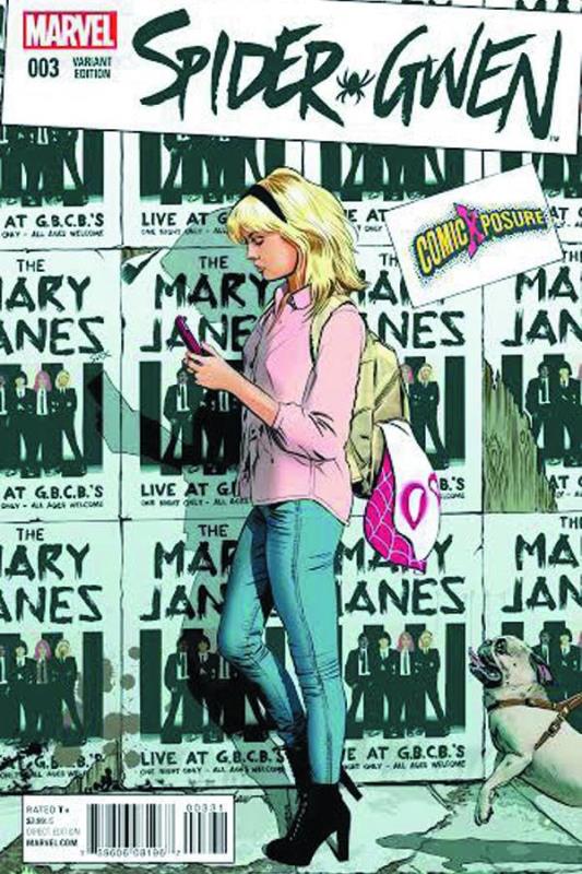 DF SPIDER-GWEN #3 COMICXPOSURE EXC CVR