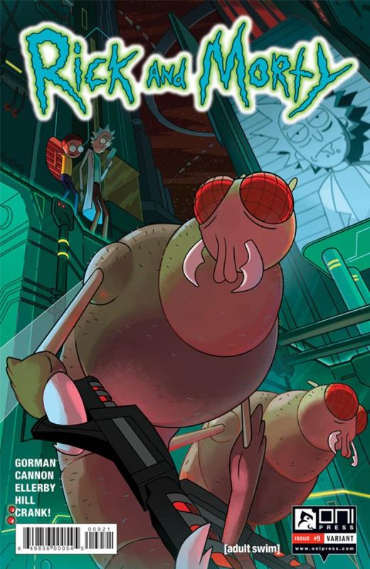 RICK & MORTY #9 INCV VARIANT PAUSON