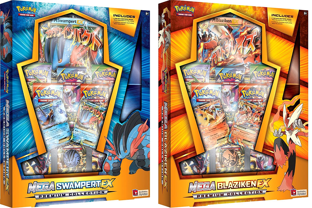 Pokemon Mega Blaziken-EX & Mega Swampert-EX Mega Evolution Premium Collection
