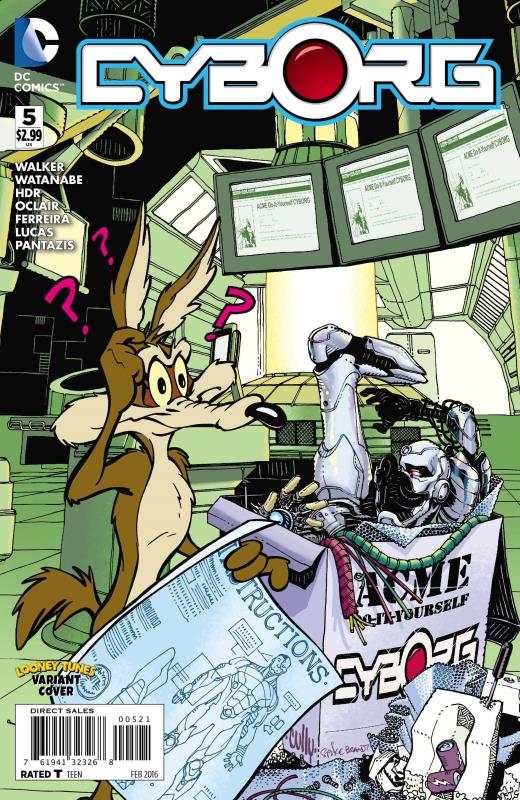CYBORG #5 LOONEY TUNES VARIANT ED